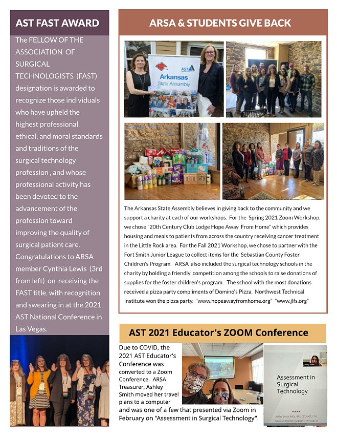 ARSA Newsletter (Page 2)